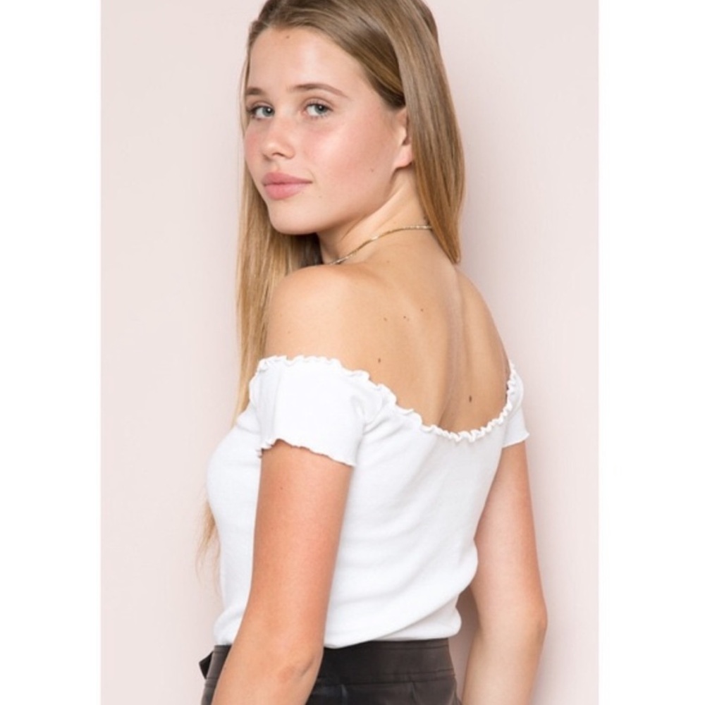 Brandy Melville White “Anya” Top